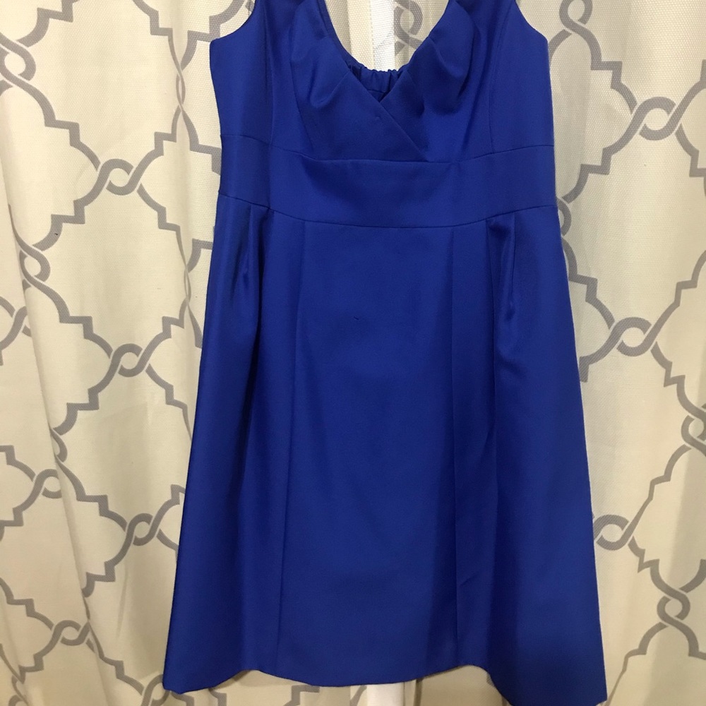 Nanette Lapore Royal blue deep v dresss